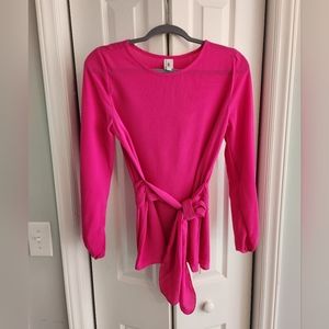Bright Pink Top, 2Hearts, Size S